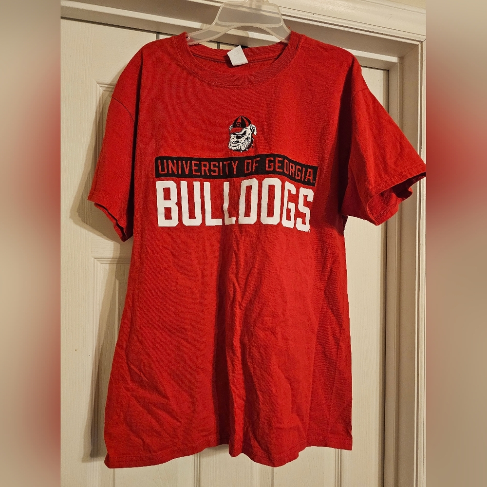 Georgia Bulldogs Red T-Shirt. Size:M.